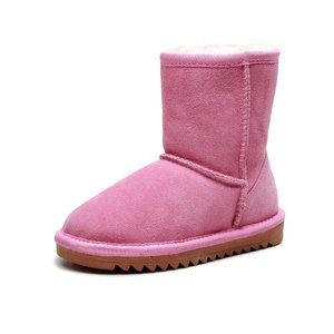 UGG Kids Short Boots- Australian Sheepskin Inner, Water Resistant